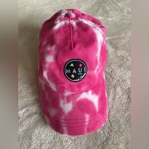 Maui and Sons Pink Tie-Dye Hat